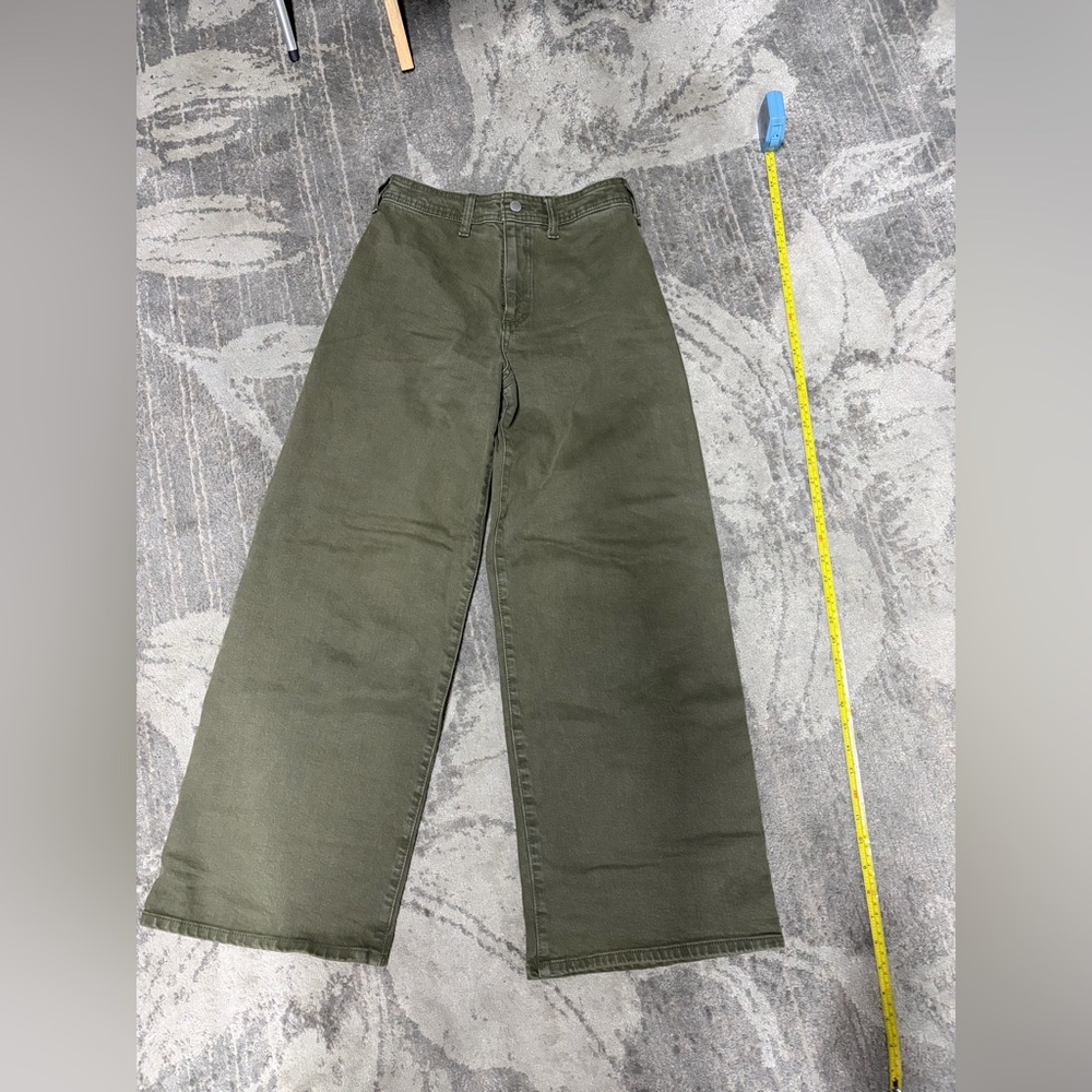 Universal Thread Olive Green Wide-Leg Pants